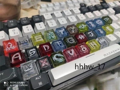 26pcs Handmade Kamen Rider Themed Keycaps Artisan Key cap For Cherry MX Keyboard - Image 1 of 4