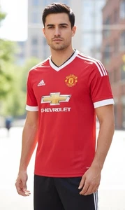 Camiseta de fútbol local Adidas Manchester United Chevrolet Climacool M Blokecore - Imagen 1 de 9