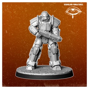 Type 3 Armor B | Armor Workshop | Vermillion | D&D Wargaming 3D Printed Mini - Picture 1 of 1