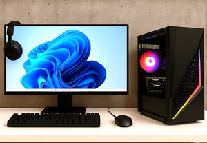 Gaming PC Bundle Intel Core i7, 16GB RAM, 512GB SSD, GT730, Windows 11, Wi-Fi - Picture 1 of 16