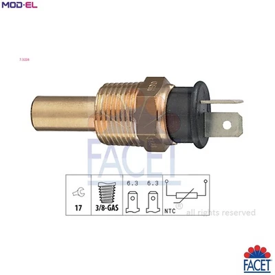 SENSOR COOLANT TEMPERATURE 7.3228 FOR HYUNDAI EXCEL/PONY LANTRA/� SONATA/III - Image 1 of 4