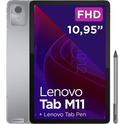 Lenovo Tab M11 4+128GB WiFi 11" Luna Grey + Pen Garanzia Italia