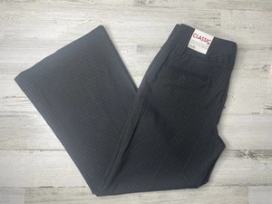 Y2K Rafaella Classic Fit Wide Leg Dress Pant Pin Stripe Black Women’s Size: 6P - Picture 1 of 11