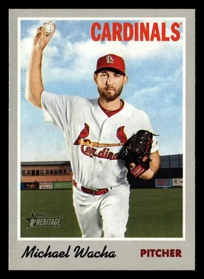 Michael Wacha 2019 Topps Heritage #119 St. Louis Cardinals Buy10get5FREE - Image 1 of 2