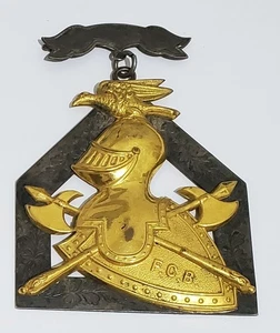 Antique 1874 Knight of Pythias Pin AS IS - Picture 1 of 6