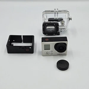Go Pro Hero 3 With Action Camera Case and Battery Tested Working - Picture 1 of 4