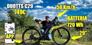 Elektro Mountainbike 29 Zoll 750W Duotts C29 48V 15Ah Offroad mit APP - Bild 1 von 6