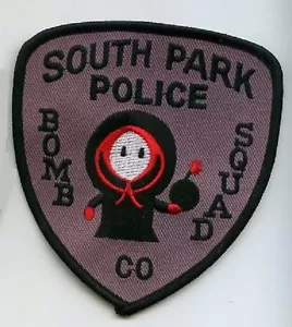CAFÉ RACER ROCKERS 59 TV POLICE PROP PATCH COLLECTIONS: South Park Bomb Squad a - Picture 1 of 12