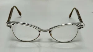 Gafas de gato Victory Alum plateadas vintage de los años 50 - Imagen 1 de 9