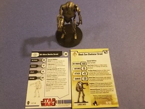 Star Wars Miniatures Virtual+Regular Card Black Sun Gladiator Droid (B3 Ultra) - Picture 1 of 1