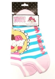 Nuevos calcetines al tobillo Yummy You Cupcake a rayas 2 pares - talla única - nuevos con etiquetas - Imagen 1 de 3