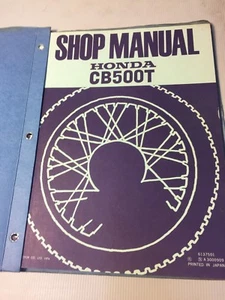 Honda CB500t ANSEHEN!!!!!Werksservice Werkstatt Reparatur Handbuch CB 500 T Modellspezifisch - Bild 1 von 12