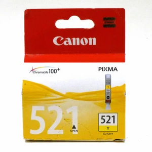 ***CANON CLI-521Y (YELLOW) 9ml INK CARTRIDGE for CANON VARIOUS PIXMA PRINTERS*** - Picture 1 of 1