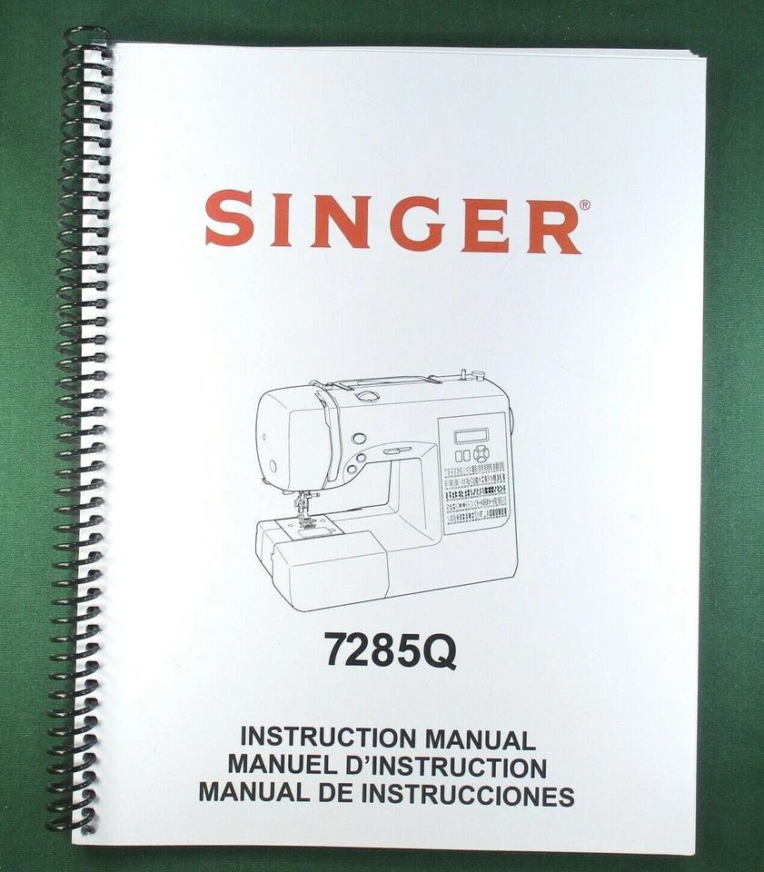 Manual de instrucciones Singer 7285Q: ¡84 páginas y cubiertas protectoras! Foto 1 de 1