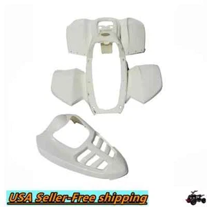 Guardabarros delantero trasero de plástico para ATV Quad Body apto para Taotao solo 110B 110cc blanco - Imagen 1 de 4