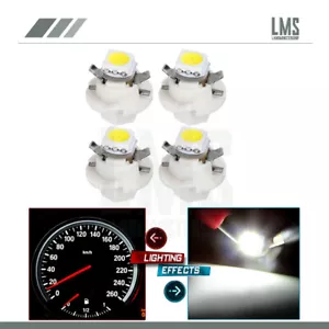 4X Cold White B8.4D 5050-SMD LED Bulb Instrument Panel Cluster Gauge Dash Lights - Picture 1 of 7