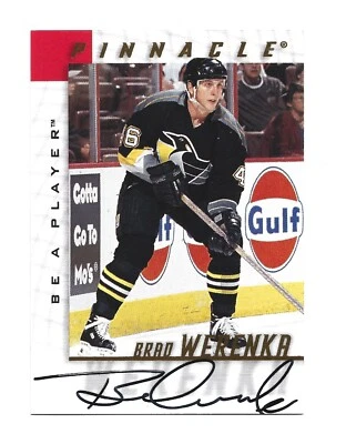 Brad Werenka AUTOGRAPH Pittsburgh Penguins 1997-98 Pinnacle Be A Player #41 AUTO - Image 1 of 2