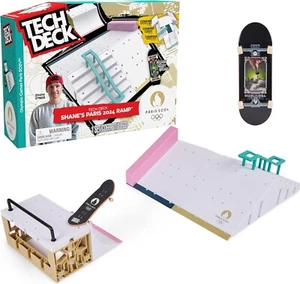 Tech Deck Shane O’Neill Olympic Games Paris 2024 Ramp Skate Park + Fingerboard - Picture 1 of 3