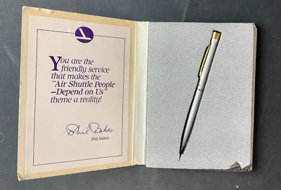 Guirnalda de colección Eastern Airlines reliquia empleado pluma de agradecimiento Foto 1 de 3