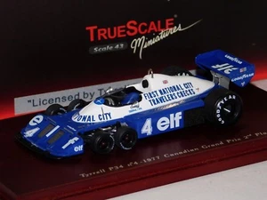 TYRRELL P34 6 RUOTE # 4 DEPAILLER 2° GP CANADA 1977 TRUESCALE TSM104311 1/43 - Foto 1 di 1