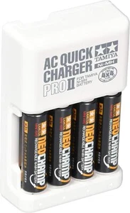 New Tamiya 55116 Mini 4WD Neo Champ Ni-MH Battery (4 pcs.) & AC Quick Charger II - Picture 1 of 3