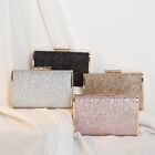 Clutch Bag Metall Textur Hard Box Silber Clutch Geldbörse & Handtasche für Damen