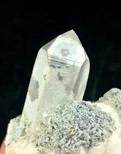 Amazing Tiny Tourmaline with Quartz & Albite on matrix - Picture 1 of 8