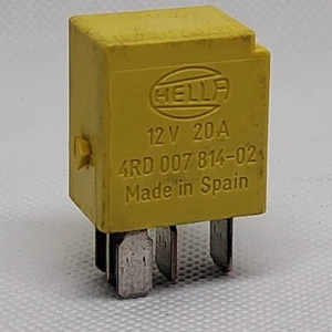ORIGINAL MERCEDES-BENZ A C E G R S RELAY YELLOW 4RD007814-02 5 PINS 0025421219 - Picture 1 of 7