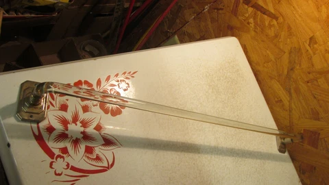 Antique Glass Towel Bar & Brackets- 25 1/2"  No. 9 Cover