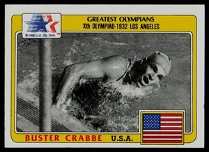 1983 Topps Greatest Olympians #99 Buster Crabbe USA - Picture 1 of 2