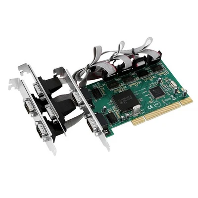PCI to 6 Serial Port RS232 Expansion Card Dual Chip 6Gb/s PCI DB9Pin RS-232 - Image 1 of 4