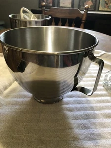 Kitchen Aid Mixer K45 Bowl Stainless Steel Replacement Bowl 4.5 Qt Twist Lock - Picture 1 of 4