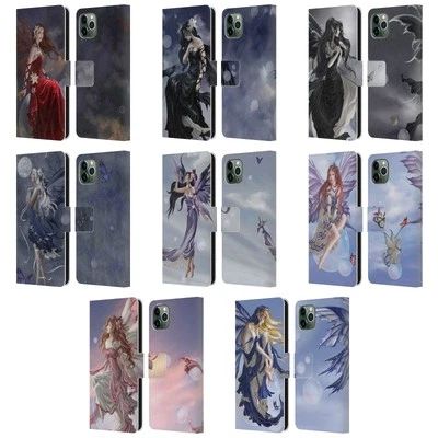 OFFICIAL NENE THOMAS BUBBLES LEATHER BOOK CASE FOR APPLE iPHONE PHONES - Image 1 of 4