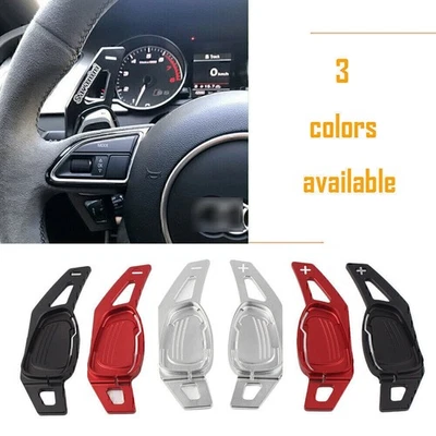 Steering Wheel Shift Paddle Shifter Extension Aluminum fit Audi A5 S3 S5 SQ5 RS3 - Image 1 of 4
