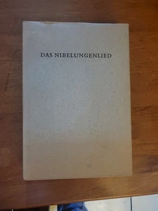 Das Nibelungenlied Und Die Klage 1969 Praeger HC DJ VG+ German - Foto 1 di 12