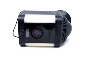 Ring Spotlight Cam Plus - Schwarz Innen/Außen - SIEHE BILDER/ANGEBOT 1. LESEN! - Bild 1 von 10