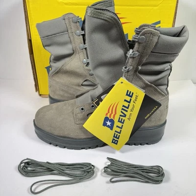 Belleville 650ST Steel Toe Boots Sz 8 Reg GoreTex Sage Air Force Combat NWB - Image 1 of 4