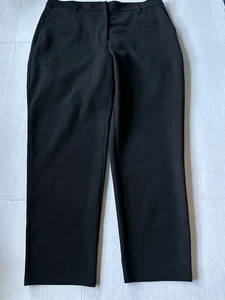 Eileen Fisher Flex Ponte Slouchy Ankle Hose Schwarz Gr. L RN#78121 - Bild 1 von 7