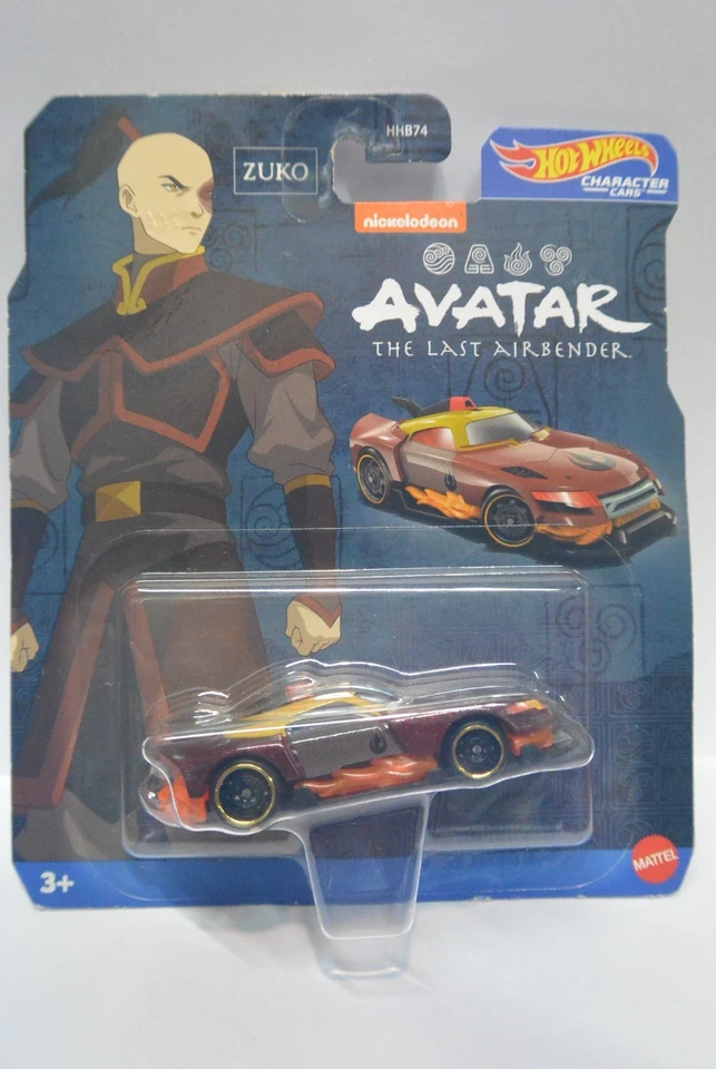 2024 Hot Wheels Character Cars Nickelodeon Avatar The Last Airbender Zuko - Image 1 of 1