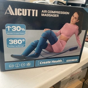Aicutti Masajeador de piernas de compresión de aire de envoltura completa Modelo LF-FT003 / AI03 3 modos Azul - Imagen 1 de 3