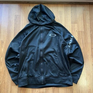 Vintage anni 90 tech Oakley logo ricamato zip | taglia M - Foto 1 di 6