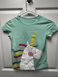 Unicorn Pjs Teal Youth Size 8 - Picture 1 of 4