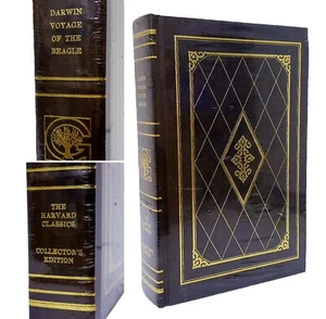 Harvard Classics Darwin Voyage Of The Beagle Collectors Edition New Sealed - Picture 1 of 8