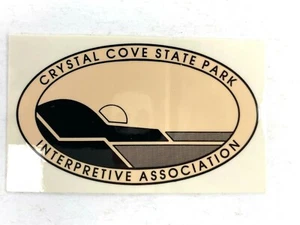 Crystal Cove State Park Interpretive Association Decal Laguna Beach California - Picture 1 of 4