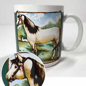 Taza de café Bay Horse de colección '88 tazas de mensaje de cerámica por George Dun Equestrian - Imagen 1 de 11