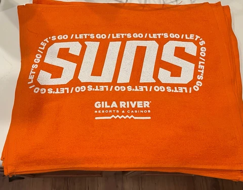 lot of 20 new Phoenix Suns orange rally towels￼ NBA Cover