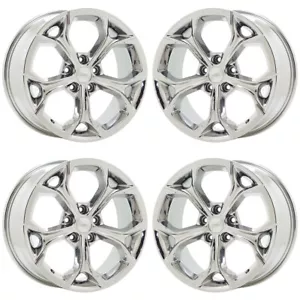 18" Chevrolet Malibu Bright Chrome wheels rims Factory OEM set 5893 EXCHANGE - Picture 1 of 8