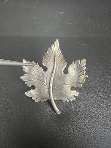 Danecraft Sterling Silver Leaf Pin