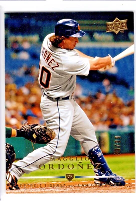 Magglio Ordóñez 2008 Upper Deck Gold Detroit Tigers #377/99 Foto 1 de 3