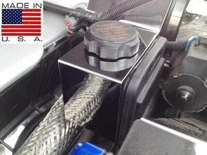 C6 Corvette 05-13 Steering Reservoir Cover Polish Stainless engine chrome dress - Bild 1 von 2